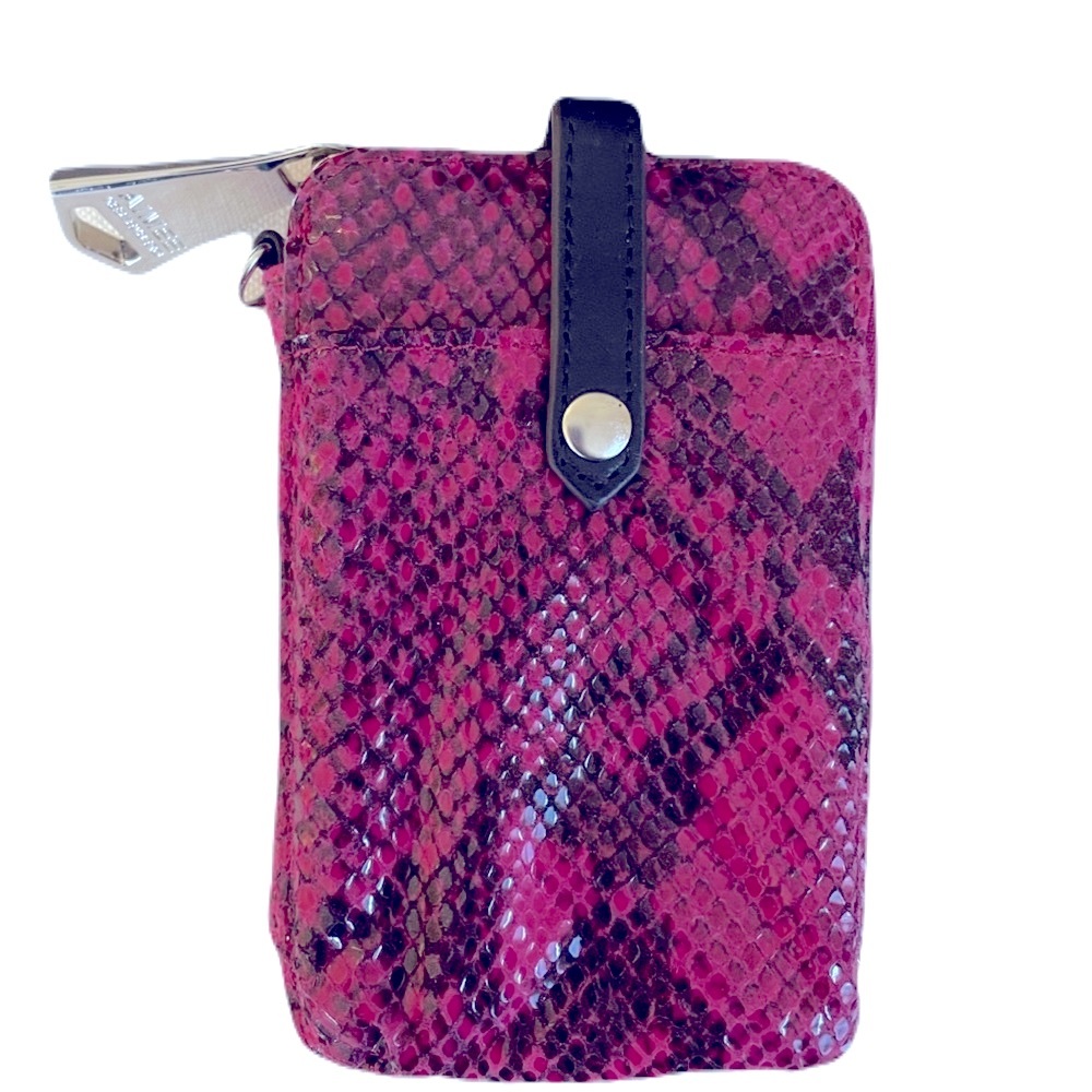 Aimee KESTENBERG Chic Pink Snakeskin Wallet